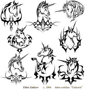 Unicorn_tatoo__s_by_DarthEldarious